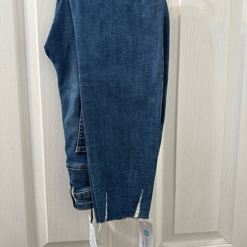 Pistola Dark Blue Denim with Raw Hem